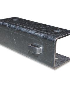 Bracket for flat steel aisle inside NNB